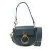 Chloe Tess Small Leather 2Way Handbag in Blue Secondhand