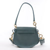 Chloe Tess Small Leather 2Way Handbag in Blue Secondhand