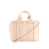 Secondhand Chloé Woody Mini Leather 2Way Handbag in Pink