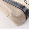 Chloé Woody Small Canvas & Leather 2Way Handbag in Beige x Black Secondhand