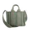 Secondhand Chloé Woody Small Canvas 2Way Handbag in Green
