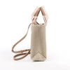 Chloé Woody Small Canvas & Leather 2Way Handbag in Beige Secondhand