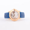Chopard Happy Sport 277471-5001 Leather x RG QZ Silver-Face Watch Secondhand