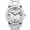 Chopard Happy Sport 278573-3004 1913716 SS AT Watch with White Dial Secondhand