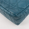 Secondhand Dior Caro Leather Chain Shoulder Bag in Blue