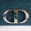 Secondhand Dior Caro Leather Chain Shoulder Bag in Blue