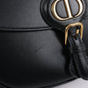 Dior Bobby Medium Calfskin Flap Shoulder Bag in Black Secondhand