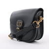 Dior Bobby Medium Calfskin Flap Shoulder Bag in Black Secondhand