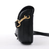 Dior Bobby Medium Calfskin Flap Shoulder Bag in Black Secondhand