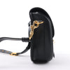 Dior Bobby Medium Calfskin Flap Shoulder Bag in Black Secondhand