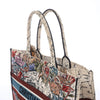 Dior Book Tote Large Zodiac Canvas Handbag in Multicolor Secondhand