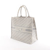 Dior Book Tote Large Oblique Canvas Handbag Handbag in Gray Secondhand