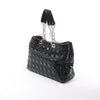 Dior Soft Lady Dior Patent Leather Cannage Large Shoulder Bag in Black Secondhand