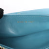 Dior Caro Macrocannage Leather Chain Shoulder Bag in Blue Secondhand