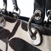 Dior Diorissimo Harako x Leather 2Way Handbag Brown Secondhand