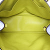 Dior Diorissimo Leather Large 2Way Handbag in Navy Blue x Yellow Secondhand