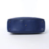 Dior Diorissimo Leather Large 2Way Handbag in Navy Blue x Yellow Secondhand