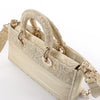 Dior Lady D-Joy Racing 2Way Handbag in Beige Secondhand