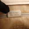 Dior Lady Dior Leather Cannage Large Handbag in Beige Secondhand