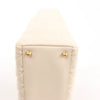 Dior Lady Dior Leather Cannage Large Handbag in Beige Secondhand