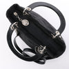 Dior Lady Dior Cannage Nylon Handbag in Black Secondhand