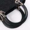 Dior Lady Dior Cannage Nylon Handbag in Black Secondhand
