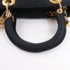 Dior Lady Dior Cannage Nylon Handbag in Black Secondhand
