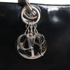 Dior Lady Dior Large Patent Leather 2Way Handbag in Black Secondhand