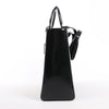 Dior Lady Dior Large Patent Leather 2Way Handbag in Black Secondhand