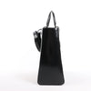 Dior Lady Dior Large Patent Leather 2Way Handbag in Black Secondhand