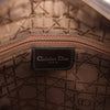Secondhand Dior Lady Dior Cannage Nylon x Leather 2Way Handbag in Brown