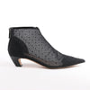 Dior Mesh DIOR PRETTY Ankle Boots in Black, Size 37.5 EU Secondhand