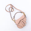 Dior Saddle Micro Bag Leather 2Way Handbag in Blush Secondhand