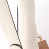 Dior Saddle Classic Bag Canvas Shoulder Bag in White Secondhand