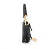 Dior Saddle Classic Bag Canvas Shoulder Bag in Black Secondhand