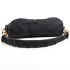 Dior Saddle Classic Bag Canvas Shoulder Bag in Black Secondhand