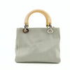 Christian Dior Lady Dior bag in pastel water green canvas