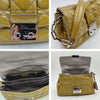 Christian Dior Miss Dior bag in gold patent leather