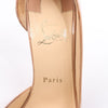 Christian Louboutin Demi You 100 Patent Leather Heels in Beige, Size 38 EU Secondhand