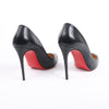 Christian Louboutin Eloise 100 Napa Shiny Heels in Black, Size 38 EU Secondhand