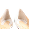 Christian Louboutin Iriza 85 Leather Heels in Bianco, Size 41 EU Secondhand