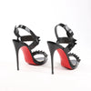 Christian Louboutin Miziggoo Spiked Patent Leather 120 Heels in Black, Size 40.5 EU Secondhand