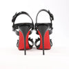 Christian Louboutin Miziggoo Spiked Patent Leather 120 Heels in Black, Size 40.5 EU Secondhand