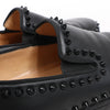 Christian Louboutin Spike Studs Leather Slip-On Sneakers in Black, Size 42 EU Secondhand