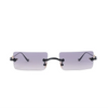 Chrome Hearts HELLZ BELLZ Gold Plated Sunglasses in Gray Secondhand