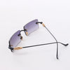Chrome Hearts HELLZ BELLZ Gold Plated Sunglasses in Gray Secondhand