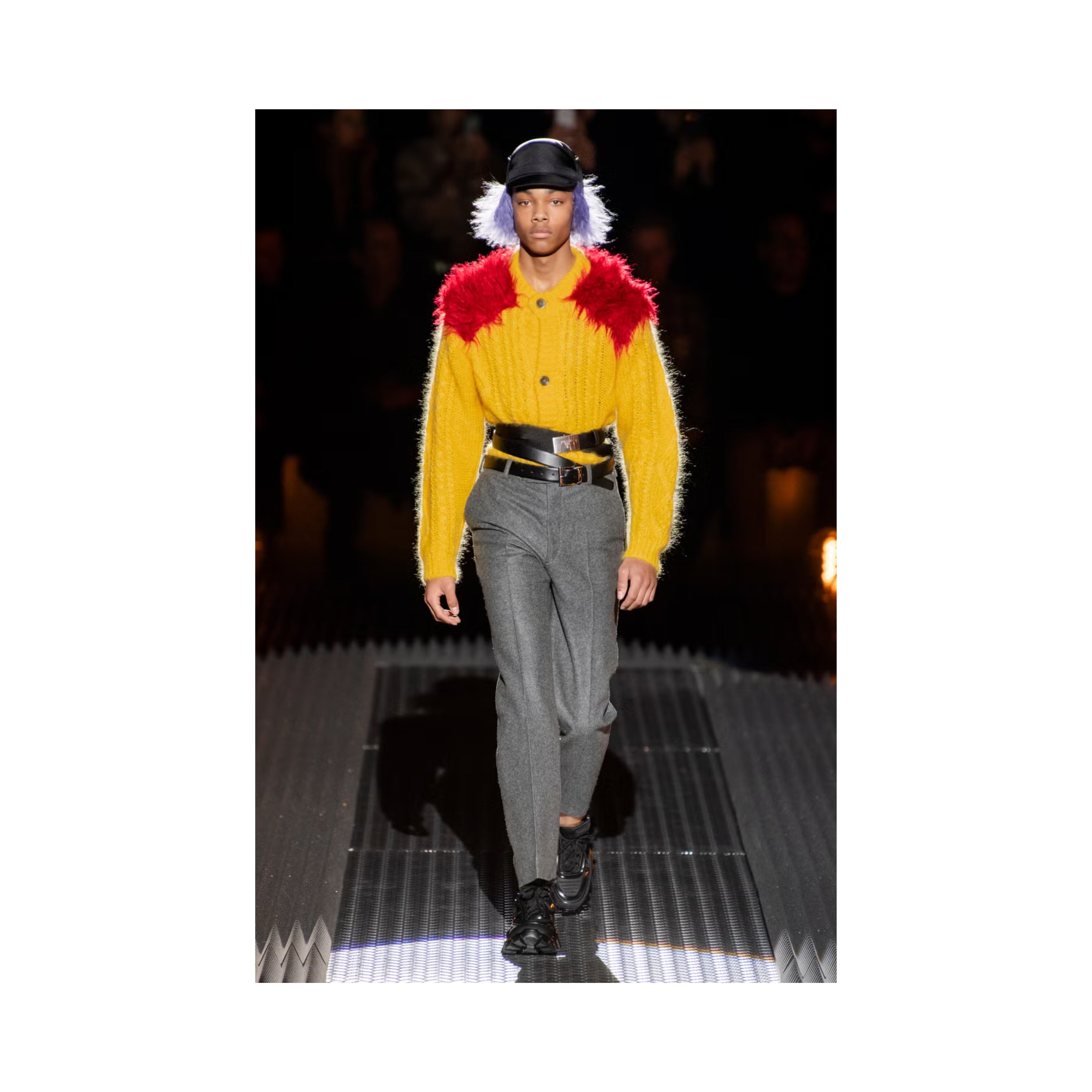 Prada Mohair Cardigan with Fur - '10s | Luxury Vintage | Her-Age