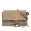 Chloé Small Suede and Calfskin Faye Crossbody Secondhand