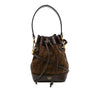 Fendi Mini Zucca Suede Mon Tresor Bucket Bag Secondhand