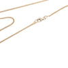 Chanel CC Gold Plated Sailboat Pendant Necklace Secondhand